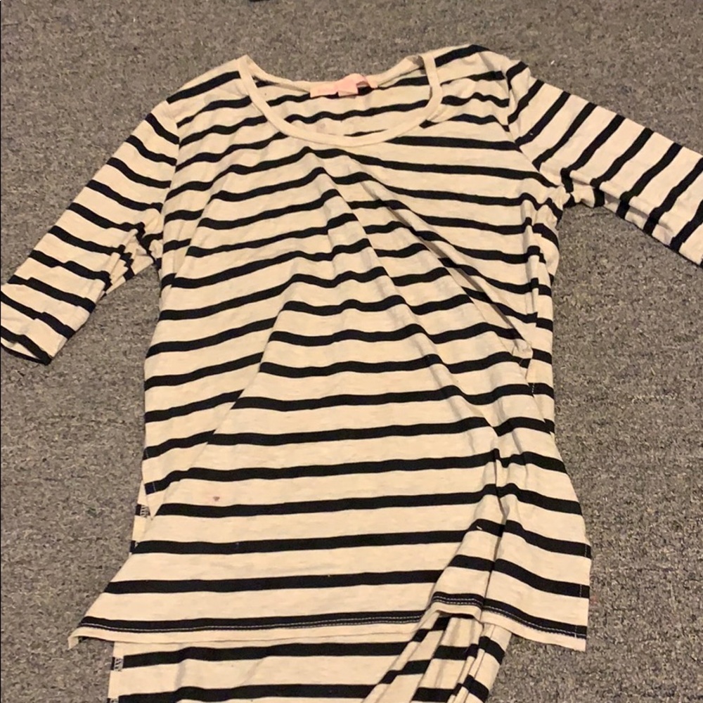 Black and white striped shirt
